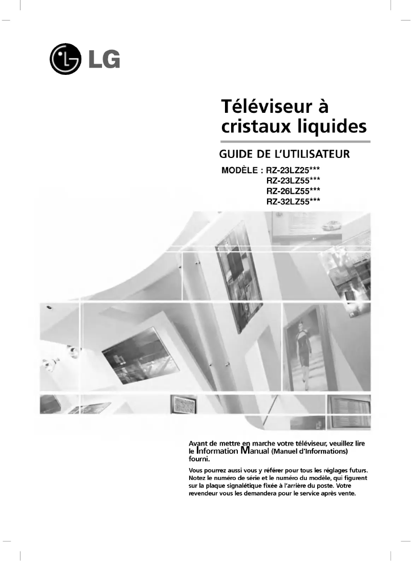 Image de la première page du manuel de l'appareil RZ-26LZ55