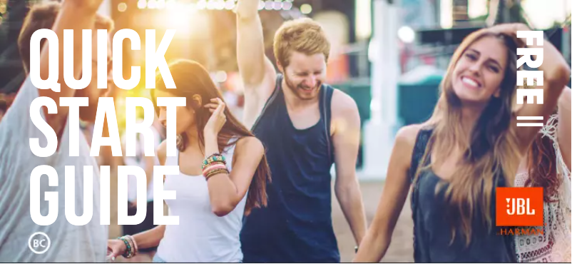 Page 1 de la notice Manuel utilisateur JBL Free II