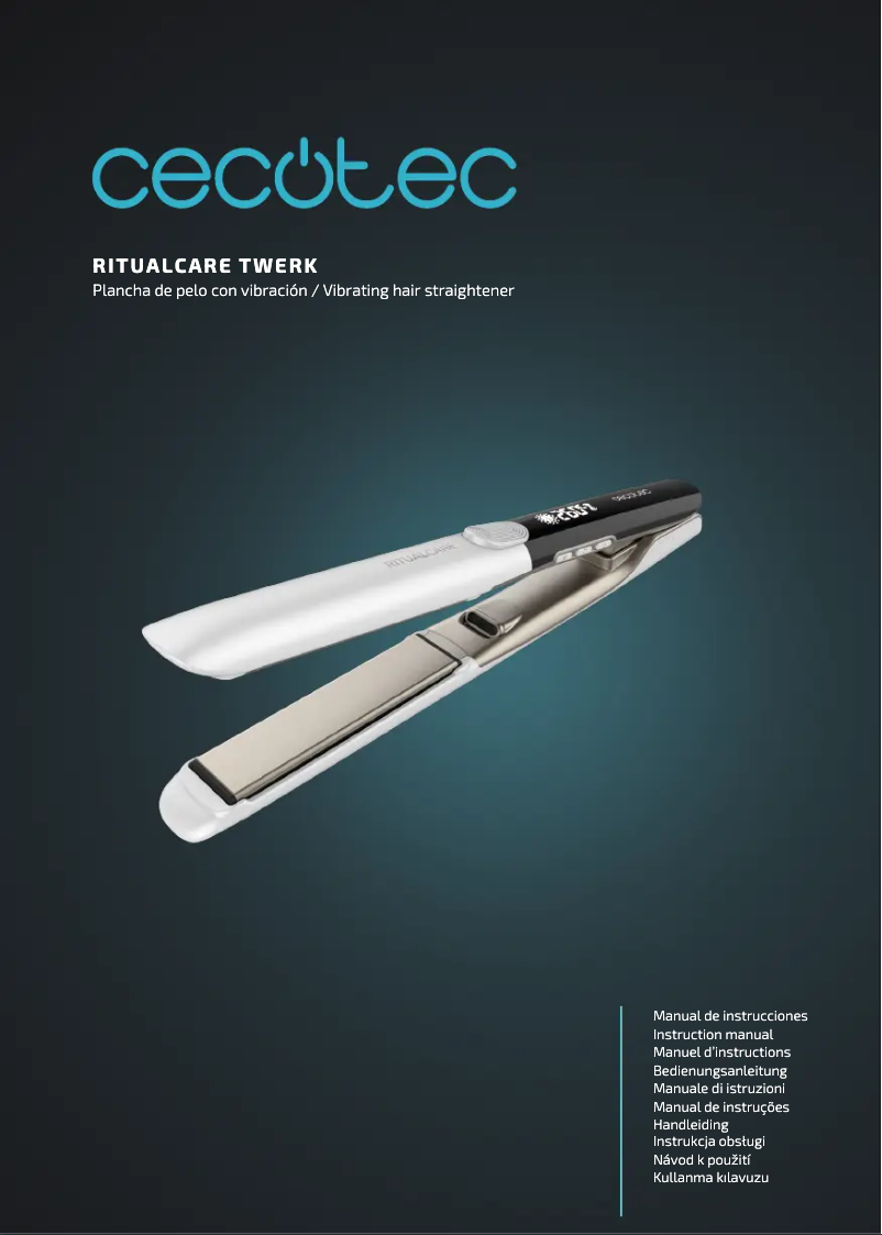 Page n°1 - Manuel utilisateur Cecotec RitualCare Twerk