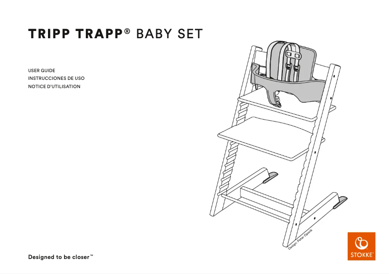 Page 1 de la notice Manuel utilisateur Stokke Tripp Trapp Baby Set
