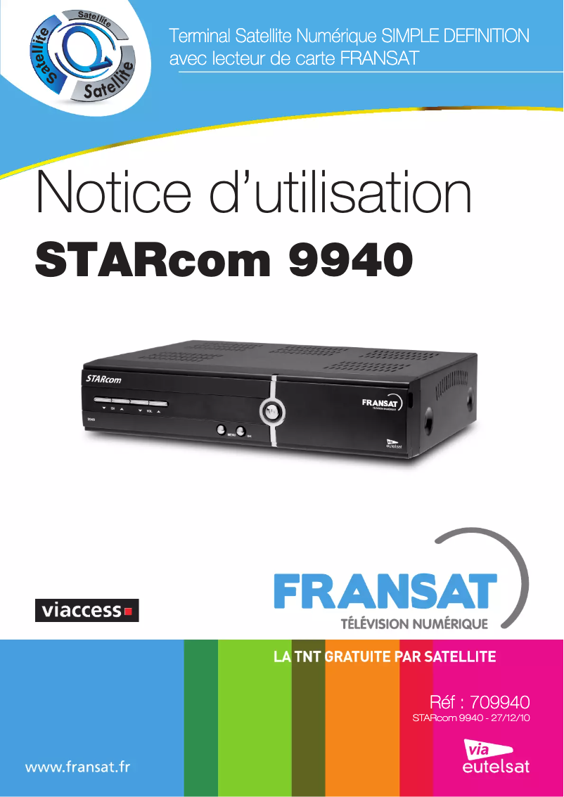 Page 1 de la notice Manuel utilisateur STARcom 9940