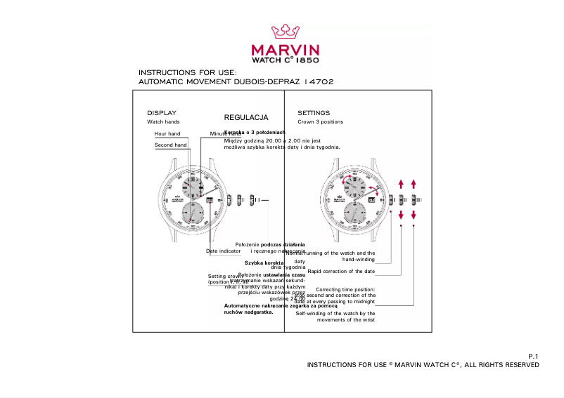 Page n°1 - Manuel utilisateur Marvin Dubois Depraz 14072