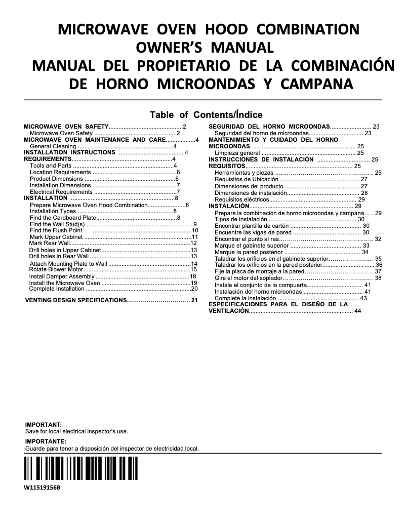 Page 1 de la notice Guide de démarrage rapide Whirlpool WMMF5930PZ
