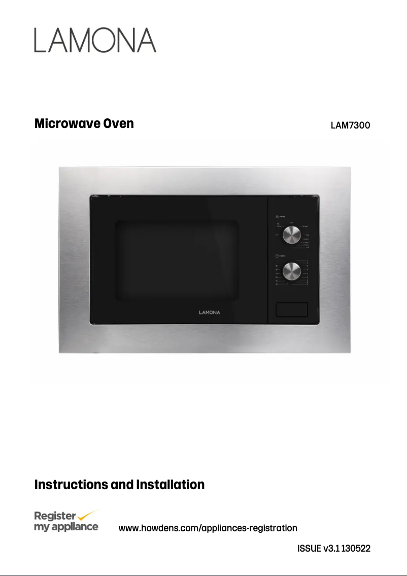 Image de la première page du manuel de l'appareil LAM7300