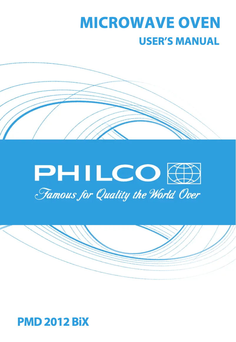 Page 1 de la notice Manuel utilisateur Philco PMD 2012 BiX