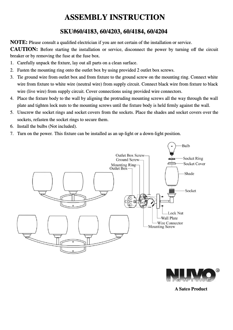 Image de la première page du manuel de l'appareil Helium 60/4184