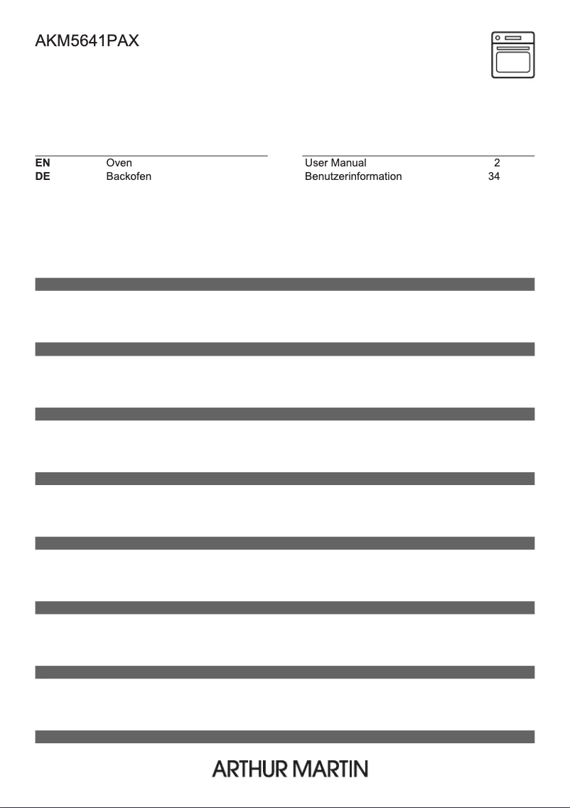 Image de la première page du manuel de l'appareil AKM5641PAX