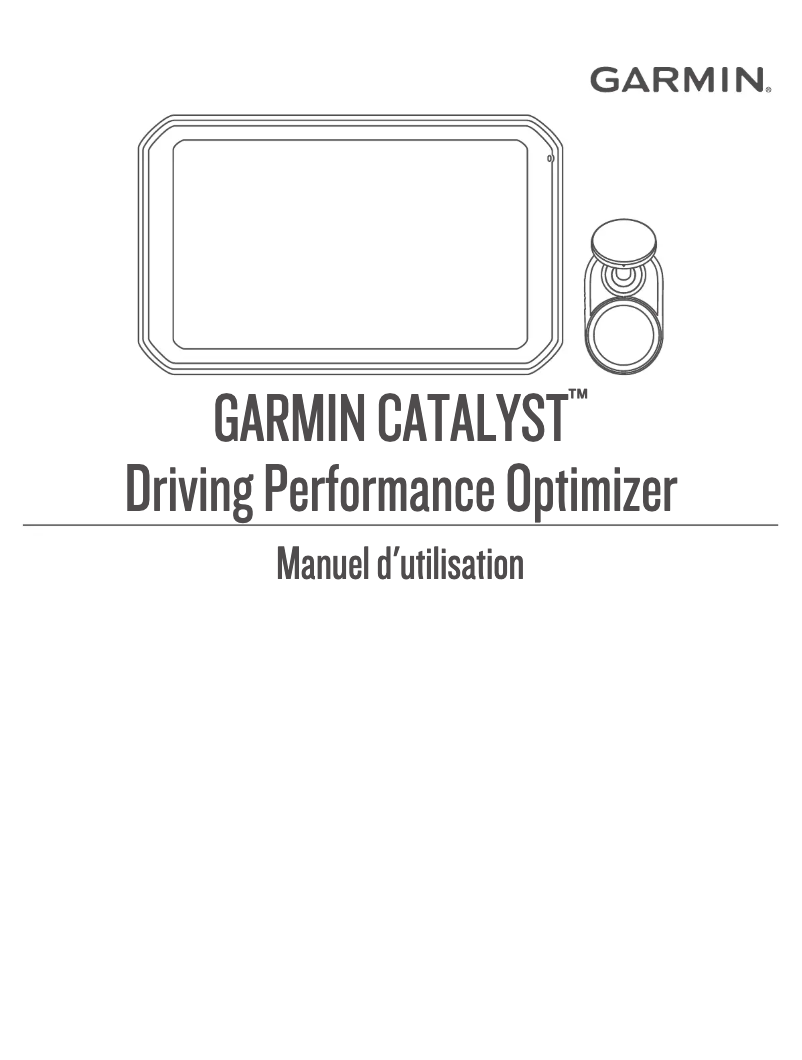 Page n°1 - Manuel utilisateur Garmin Catalyst