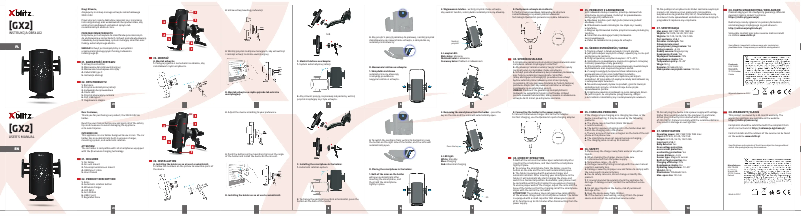 Page 1 of the manual User Manual Xblitz GX2