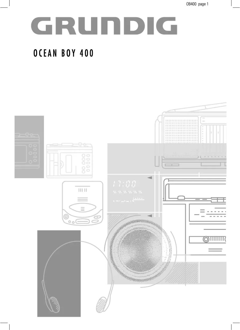 Page n°1 - Manuel utilisateur Grundig Ocean Boy 400