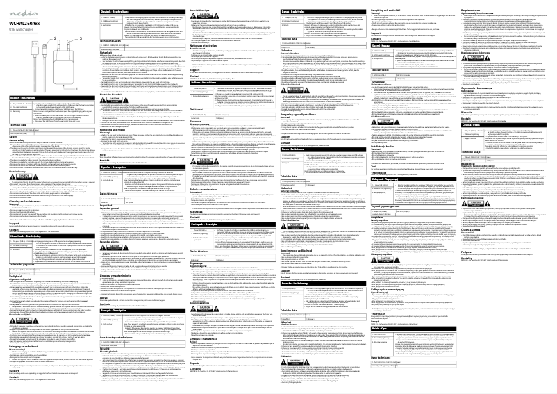 Image de la première page du manuel de l'appareil WCHAL240AWT