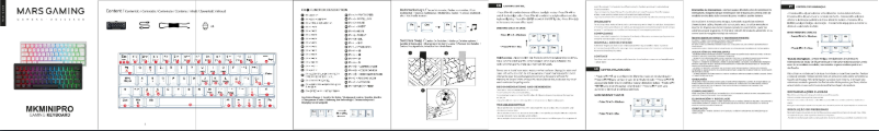 Page n°1 - Manuel utilisateur Mars Gaming MKMINIPRO