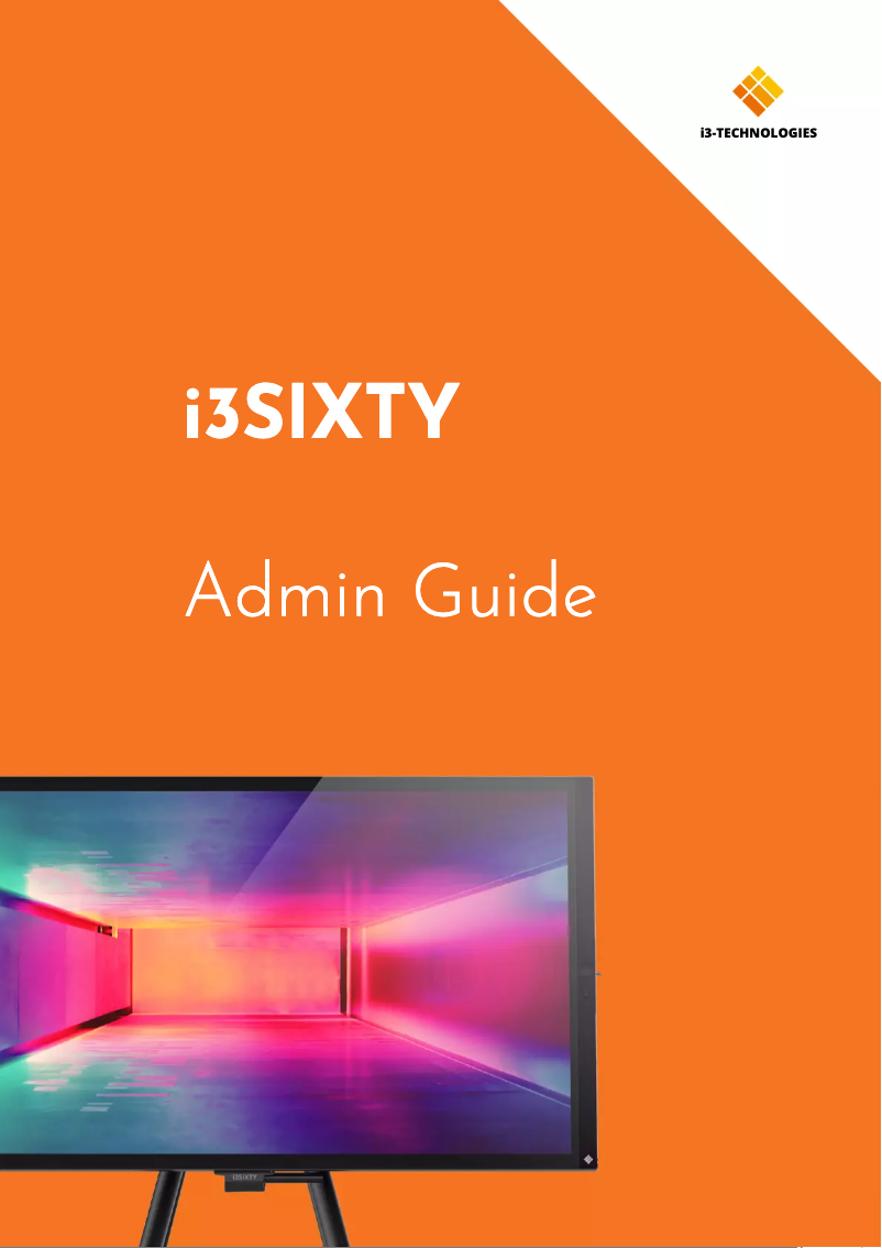 Page n°1 - Manuel utilisateur i3-Technologies I3Sixty