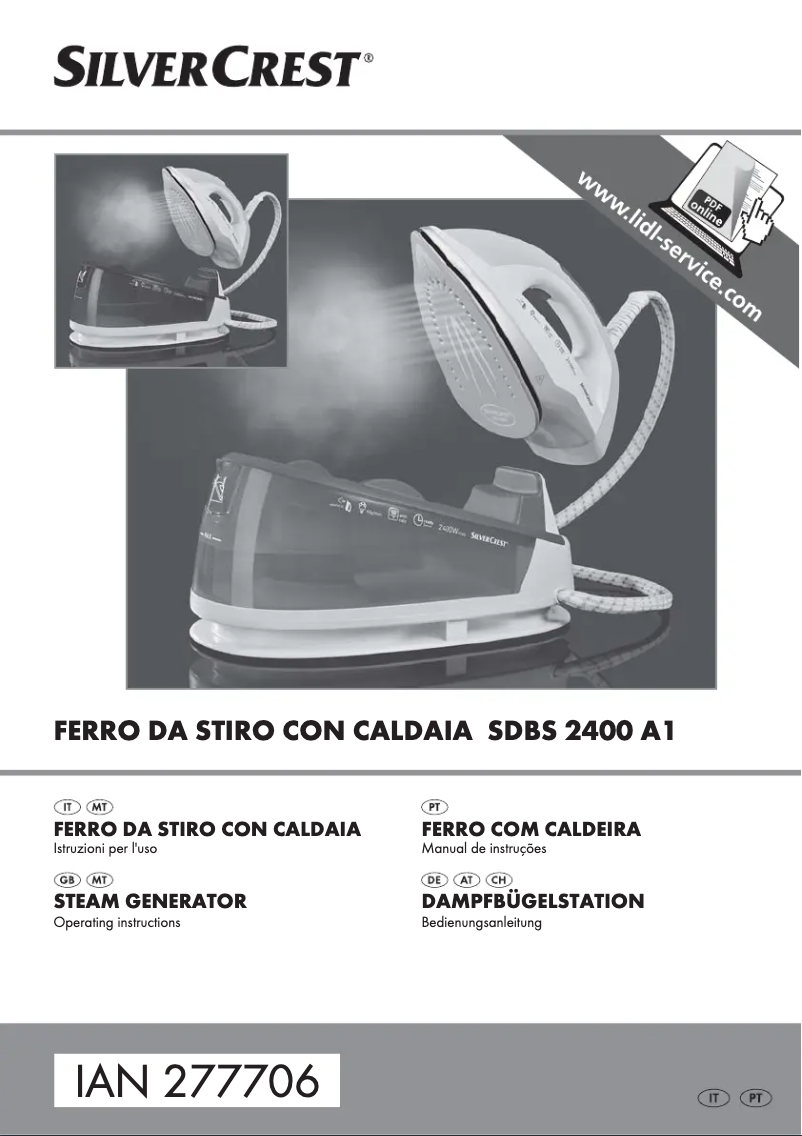 Page 1 de la notice Manuel utilisateur SilverCrest IAN 277706