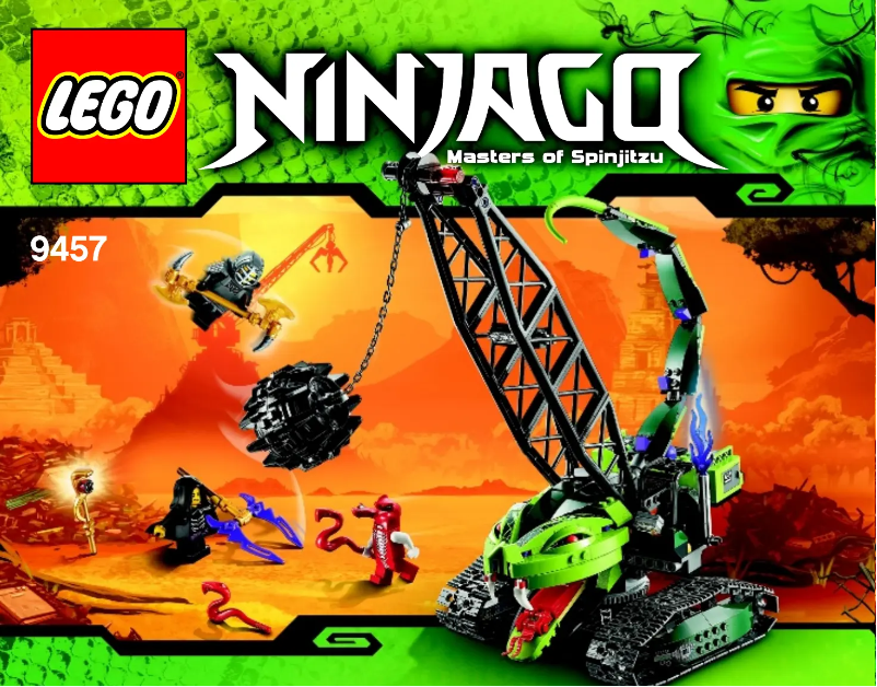 Page 1 de la notice Manuel utilisateur Lego Ninjago 9457