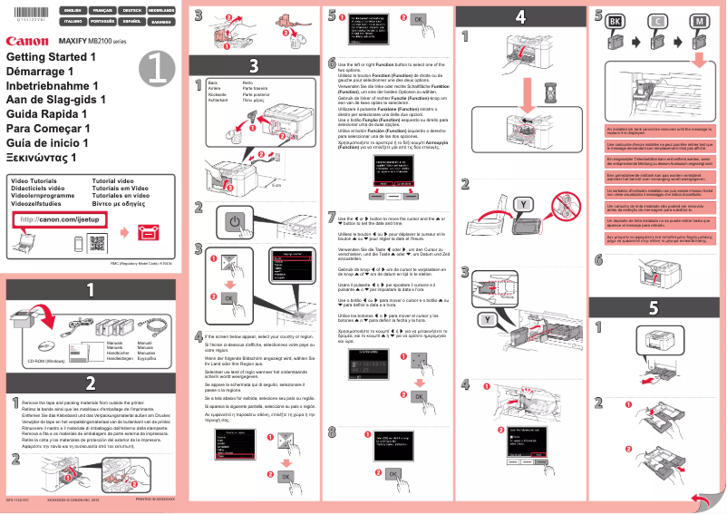 Image de la première page du manuel de l'appareil MAXIFY MB2140
