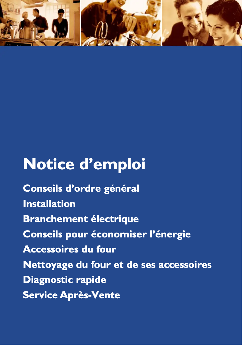 Page n°1 - Manuel utilisateur Bauknecht BLZH 5500/01 AL-ST