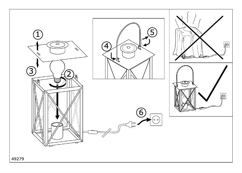 Page n°1 - Manuel utilisateur Eglo Vintage Donmington