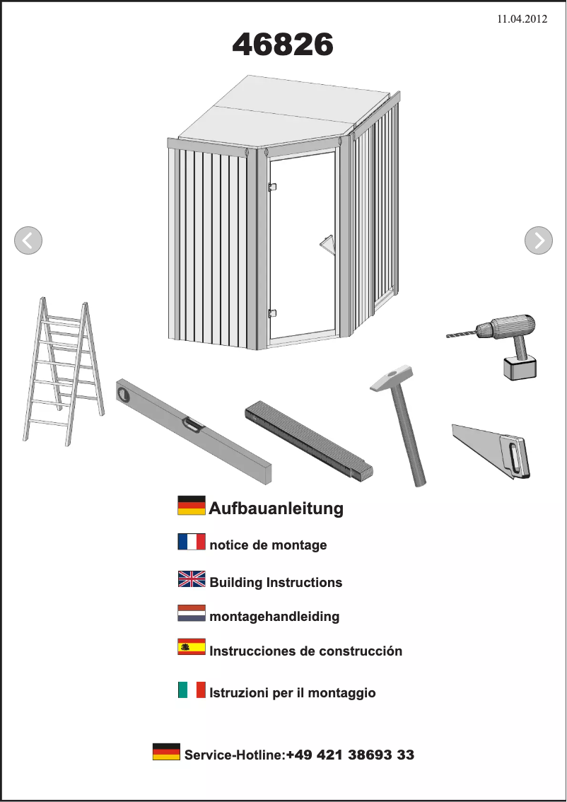 Image de la première page du manuel de l'appareil Saja