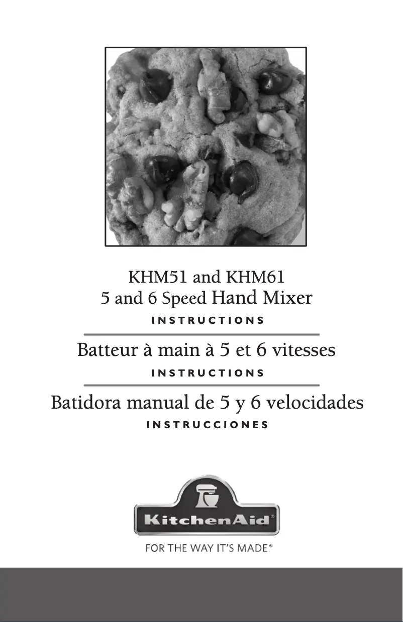 Image de la première page du manuel de l'appareil KHM512AQ