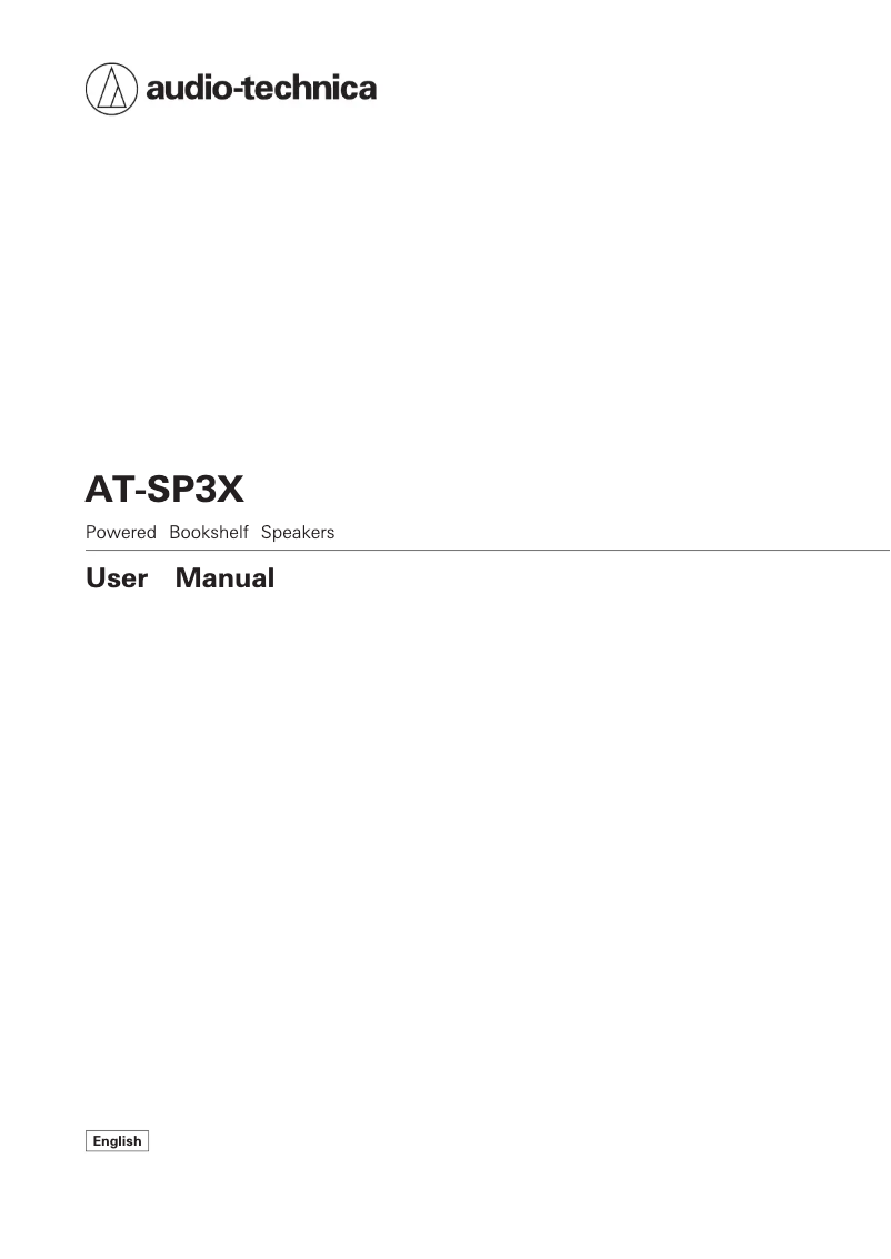 Image de la première page du manuel de l'appareil AT-SP3X