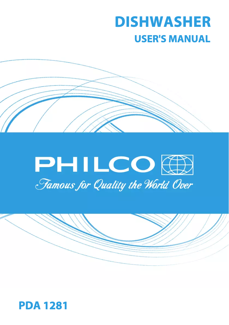 Page 1 de la notice Manuel utilisateur Philco PDA 1281