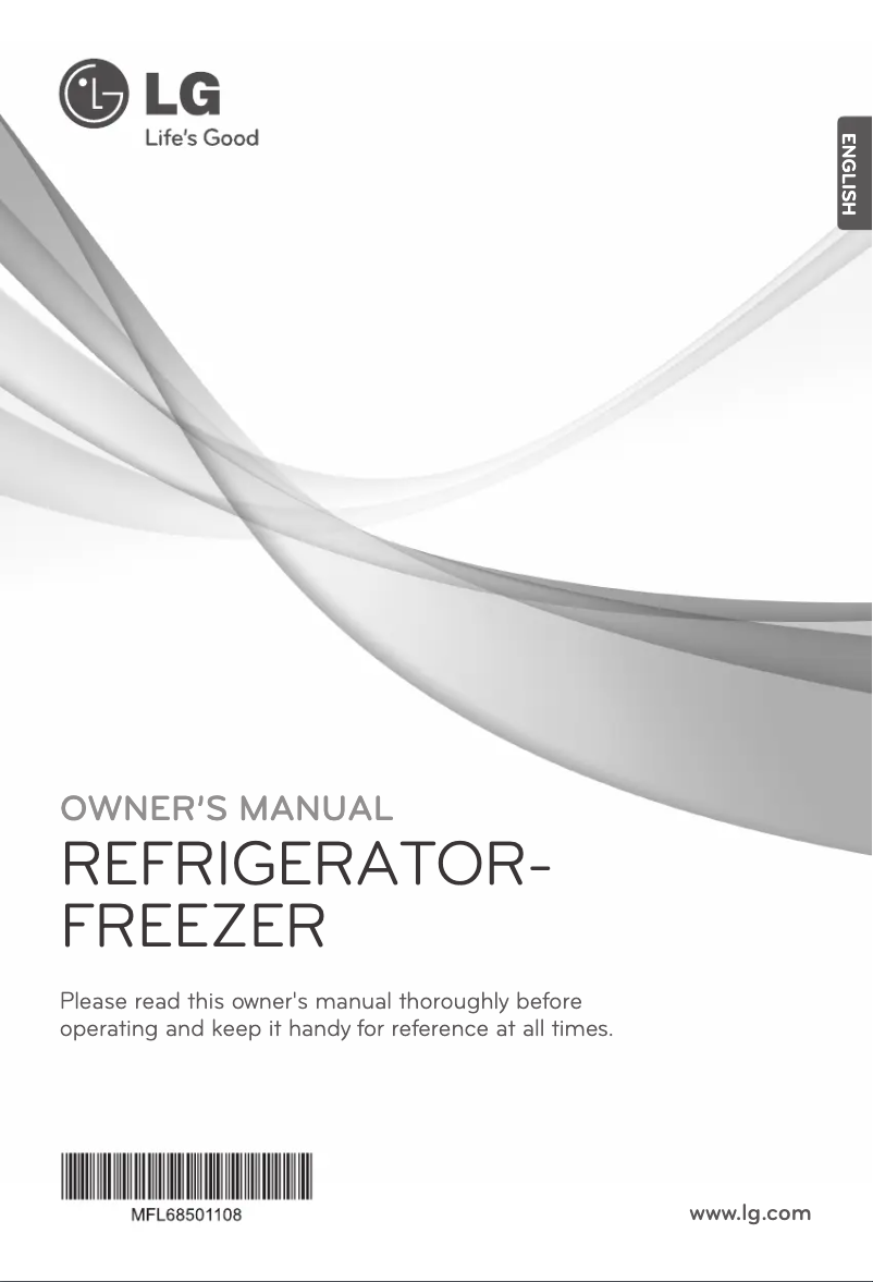 Page 1 de la notice Manuel utilisateur LG GR-M802HEHM