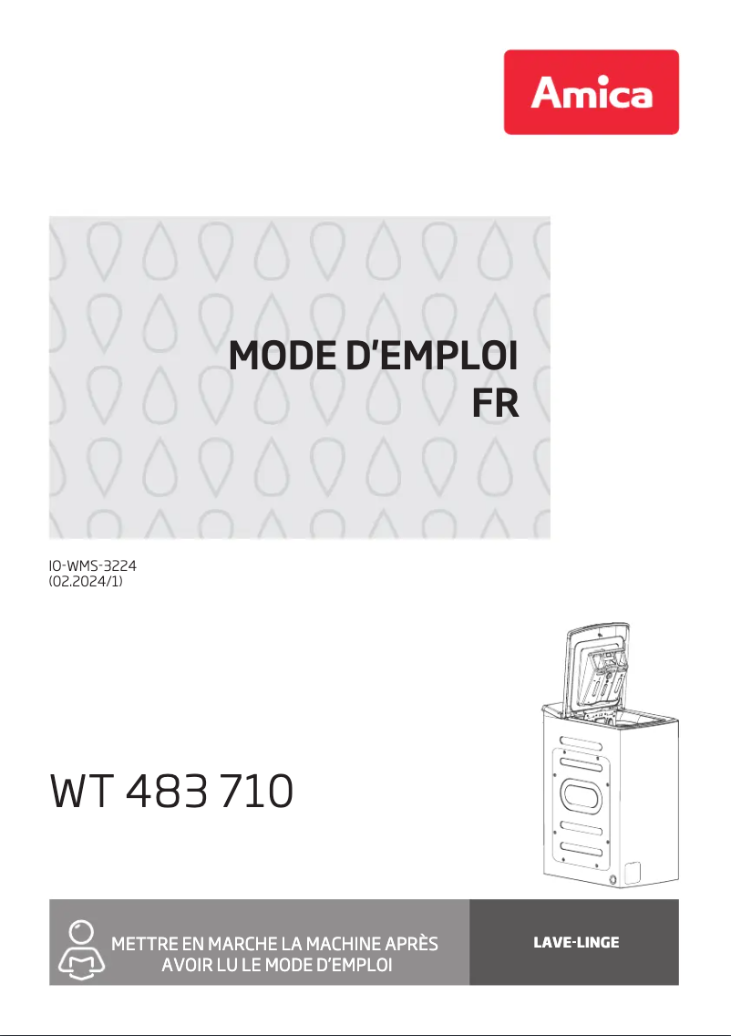 Página 1 del manual Manual de usuario Amica WT 483 710