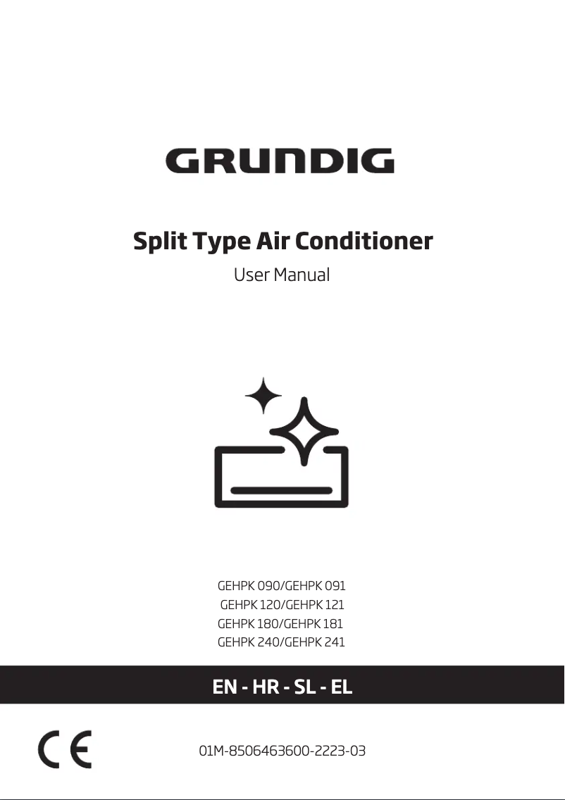 Image de la première page du manuel de l'appareil GEHPK 240 / GEHPK 241