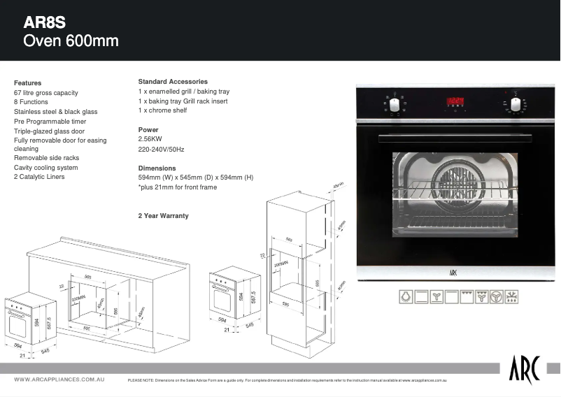 Image de la première page du manuel de l'appareil AR8S