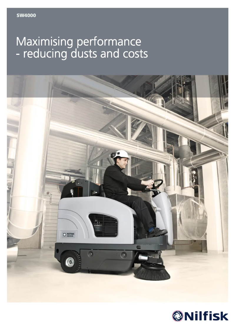 Página 1 del manual Folleto Nilfisk SW4000