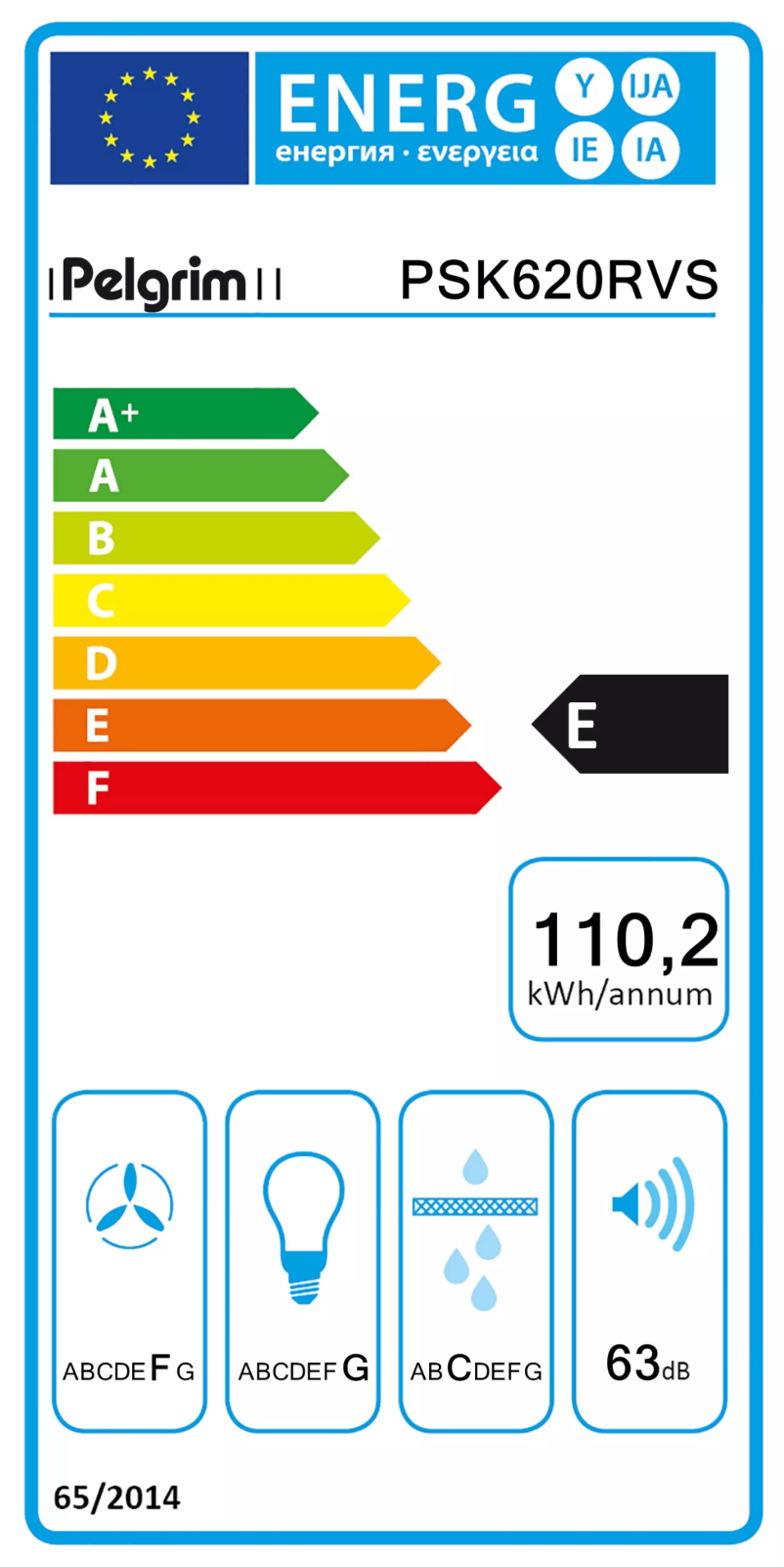 Image de la première page du manuel de l'appareil PSK620RVS