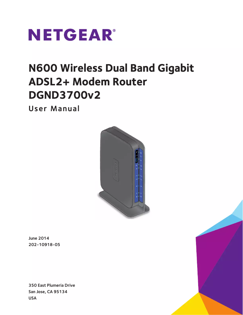 Page 1 de la notice Manuel utilisateur Netgear DGND3700v2
