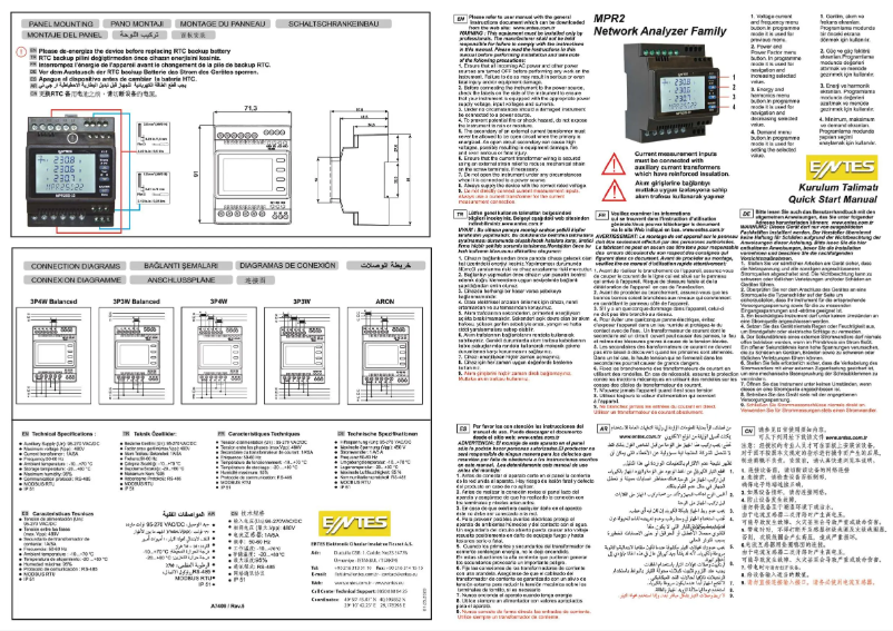 Page n°1 - Guide de démarrage rapide ENTES MPR-27S-23