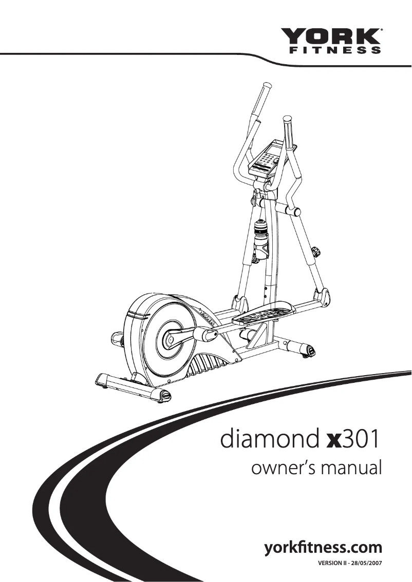 Image de la première page du manuel de l'appareil Diamond X301