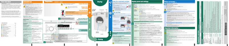 Page 1 de la notice Manuel utilisateur Siemens WT45W102EE