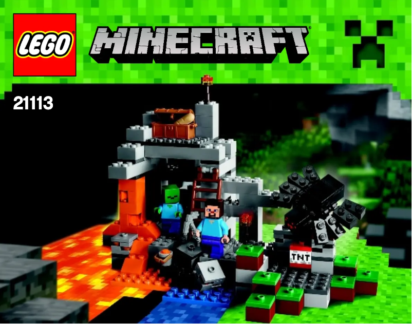 Page n°1 - Manuel utilisateur Lego Minecraft 21113