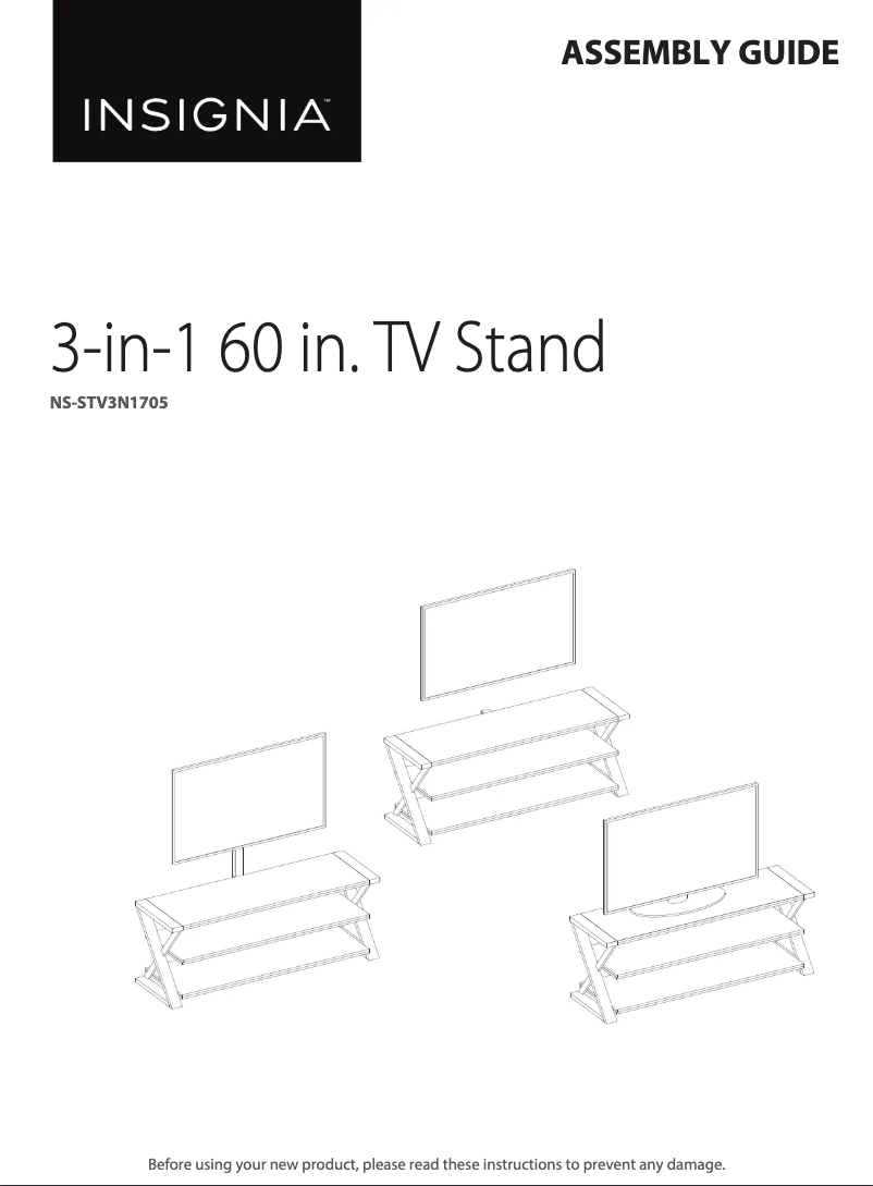 Image de la première page du manuel de l'appareil NS-STV3N1705