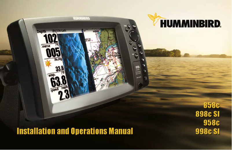 Página 1 del manual Manual de usuario Humminbird 958c