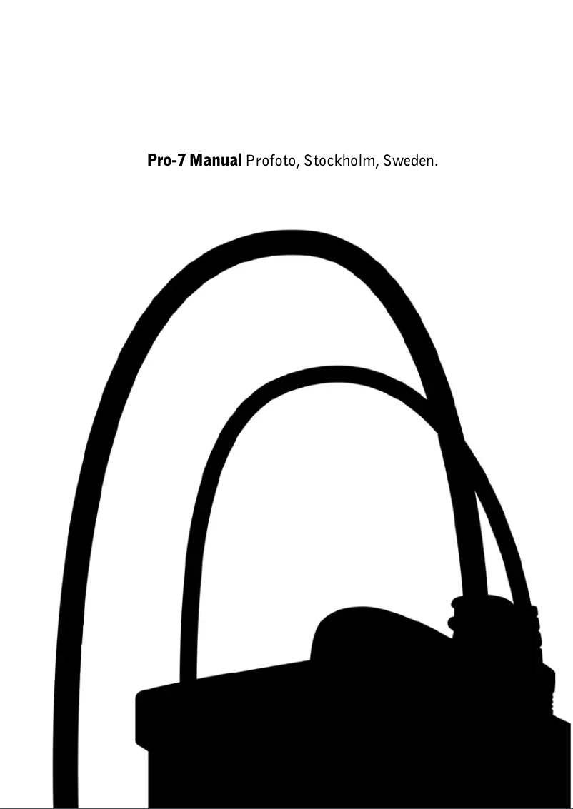 Página 1 del manual Manual de usuario Profoto Pro-7