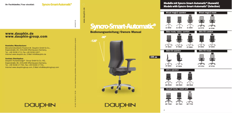 Page n°1 - Manuel utilisateur Dauphin Stilo ST 6884