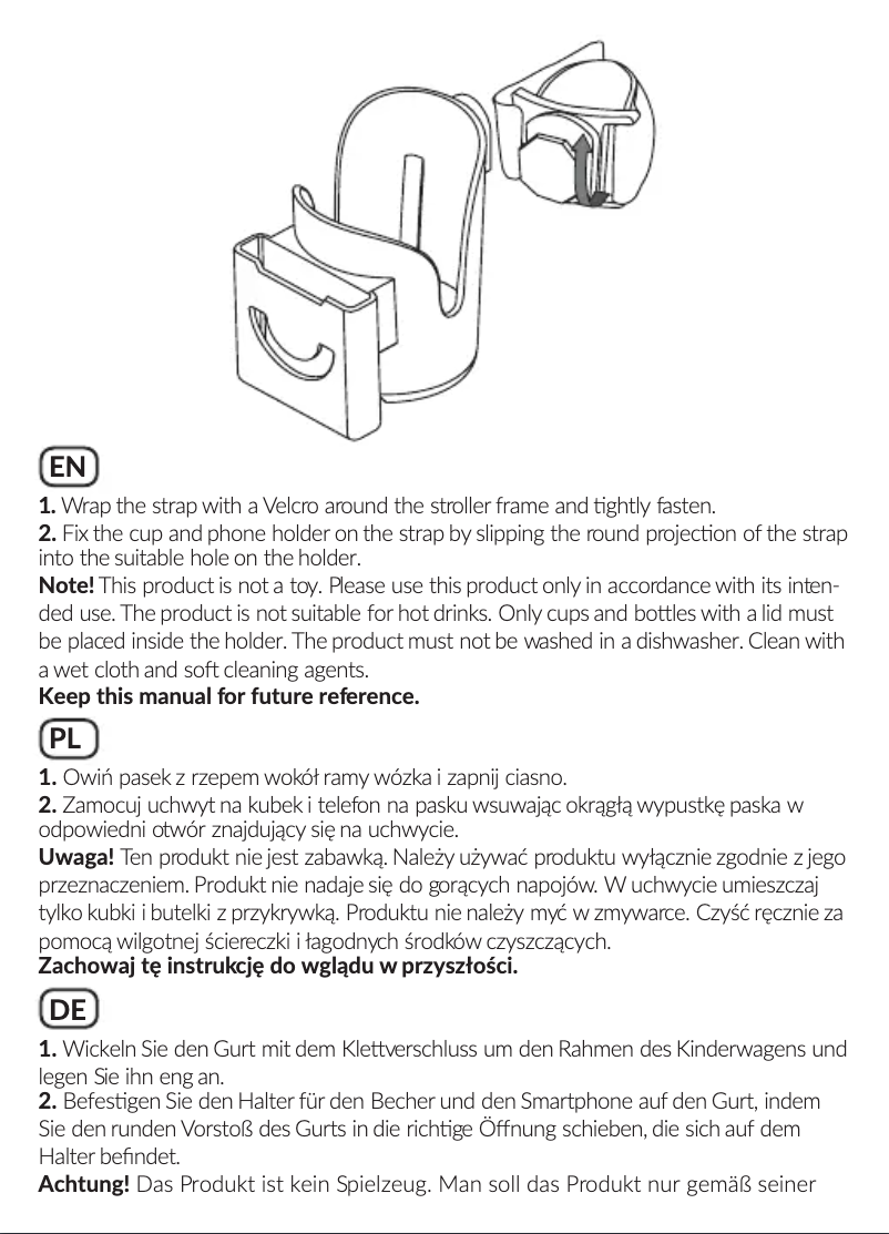 Page 1 de la notice Manuel utilisateur Lionelo Ove