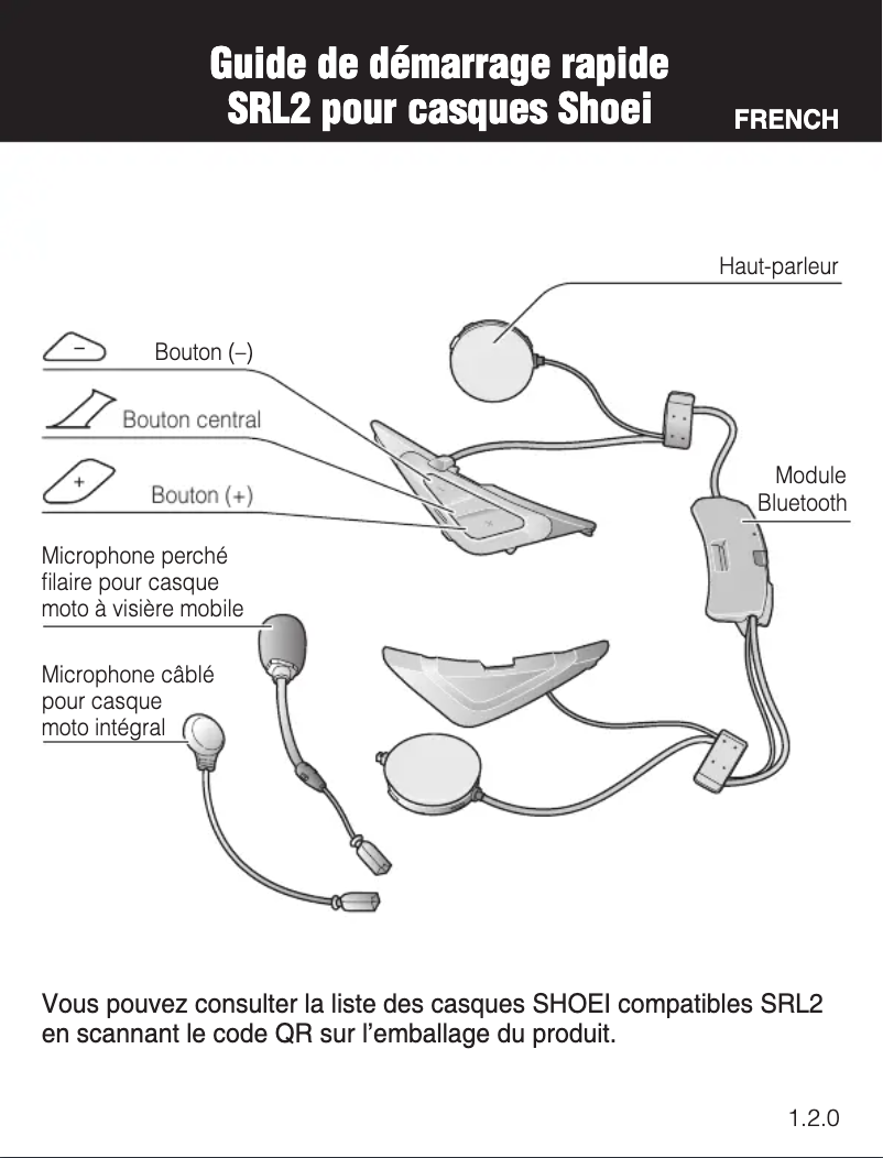 Page n°1 - Guide de démarrage rapide Sena SRL2