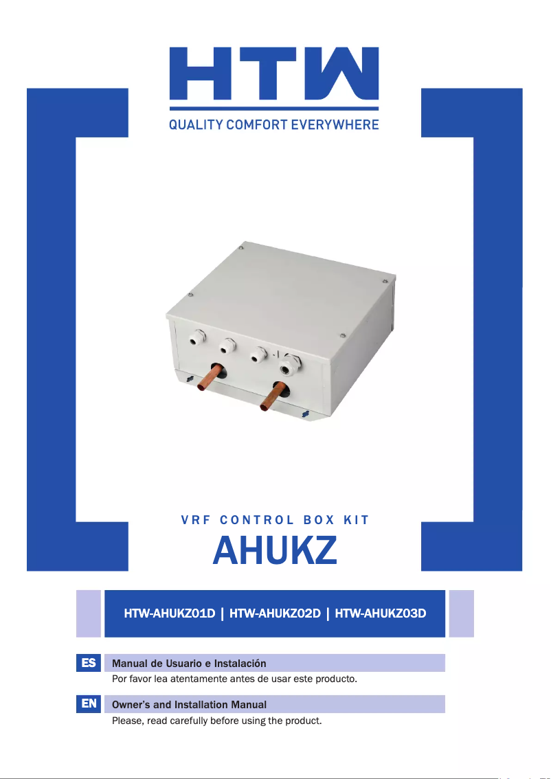 Image de la première page du manuel de l'appareil AHUKZ