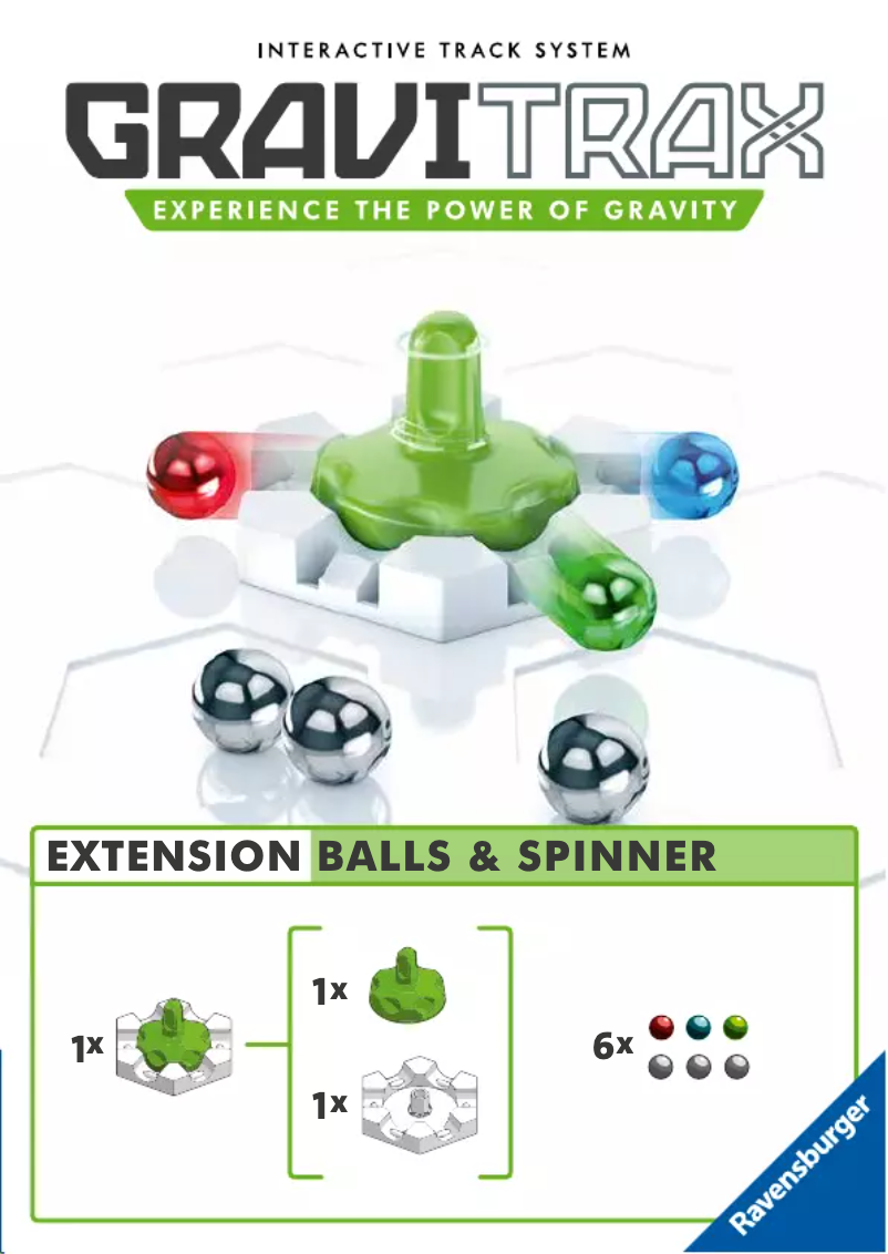 Page n°1 - Manuel utilisateur Ravensburger GraviTrax Balls & Spinner