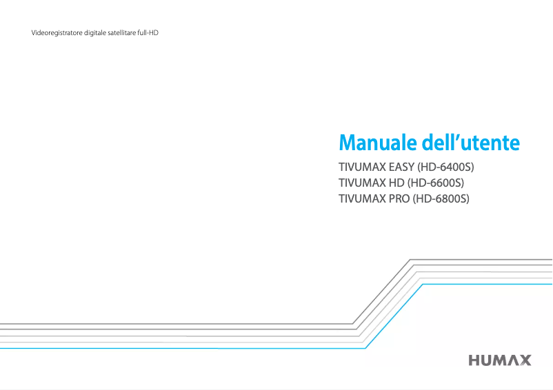 Page 1 de la notice Manuel utilisateur Humax Tivumax HD