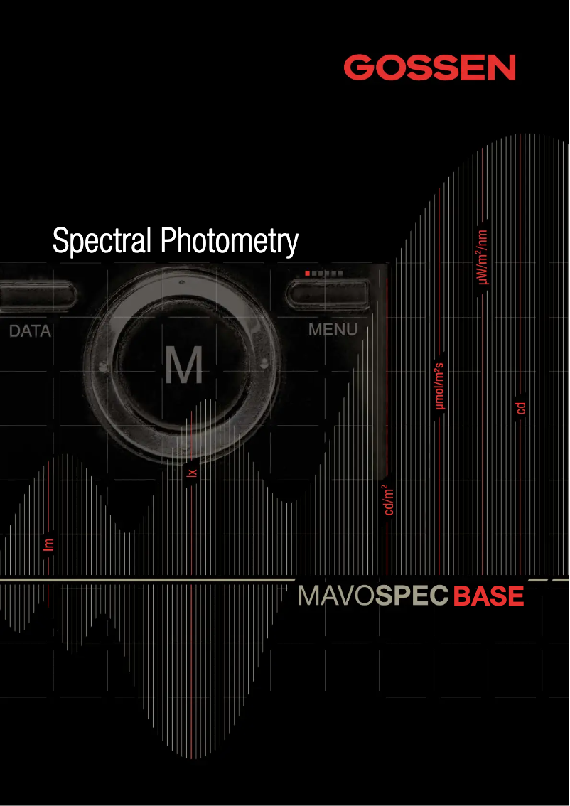 Page 1 de la notice Brochure Gossen Metrawatt MAVOSPEC BASE