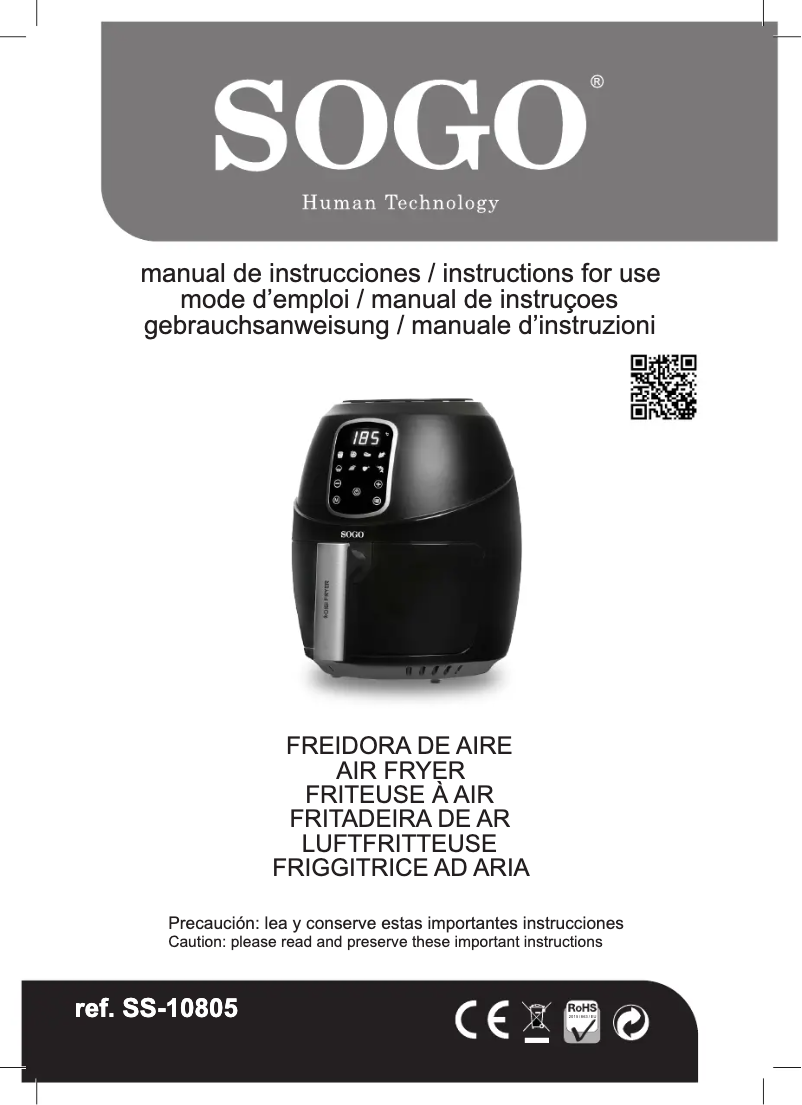 Image de la première page du manuel de l'appareil FRE-SS-10805
