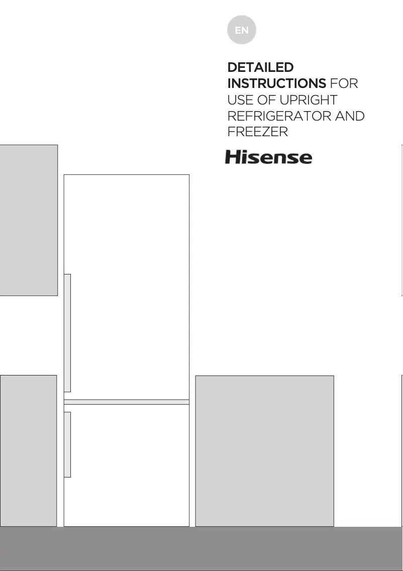 Page 1 de la notice Manuel utilisateur Hisense RB440N4AW1