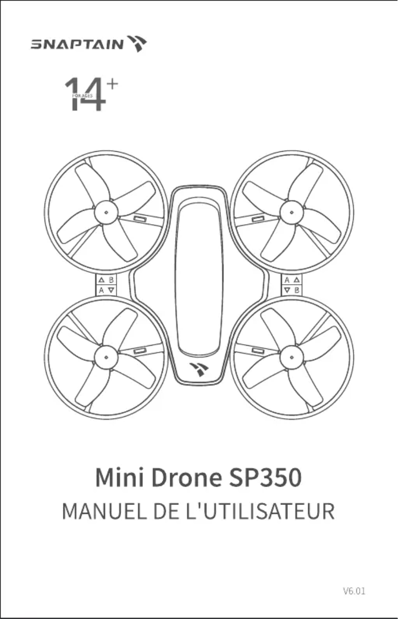 Image de la première page du manuel de l'appareil SP350